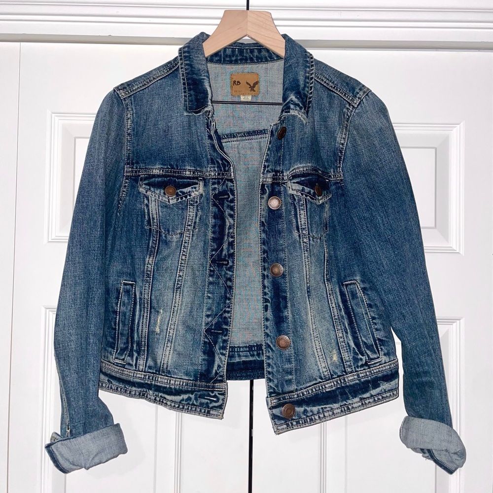 Classic American Eagle Denim Jacket